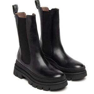 Nero Giardini Black Combat Boots